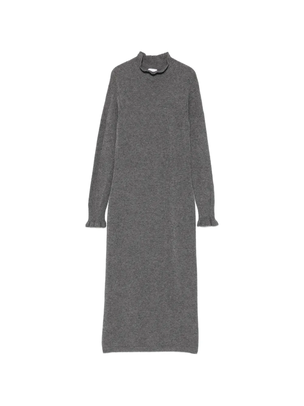AROVESCIO ruffle-trim knitted dress