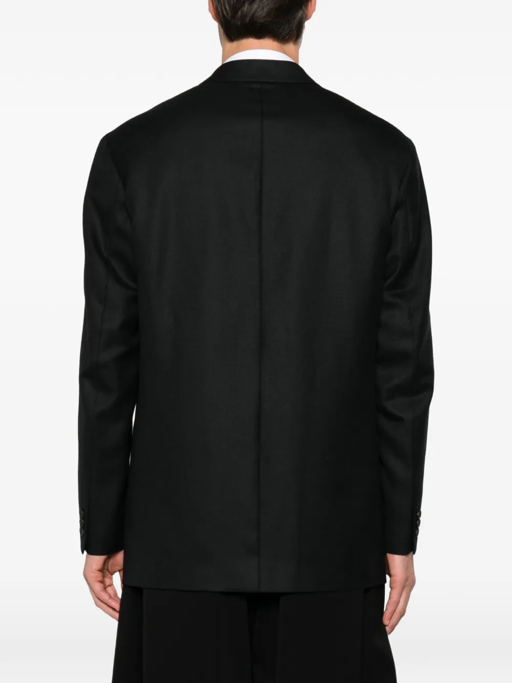 Comme des Garçons Homme Jack met enkele rij knopen Zwart