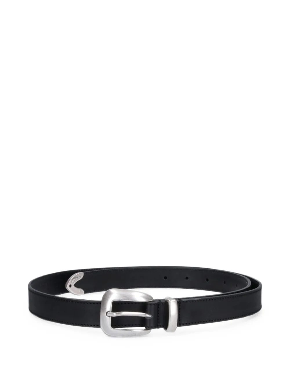 Molebo buckle-fastening leather belt