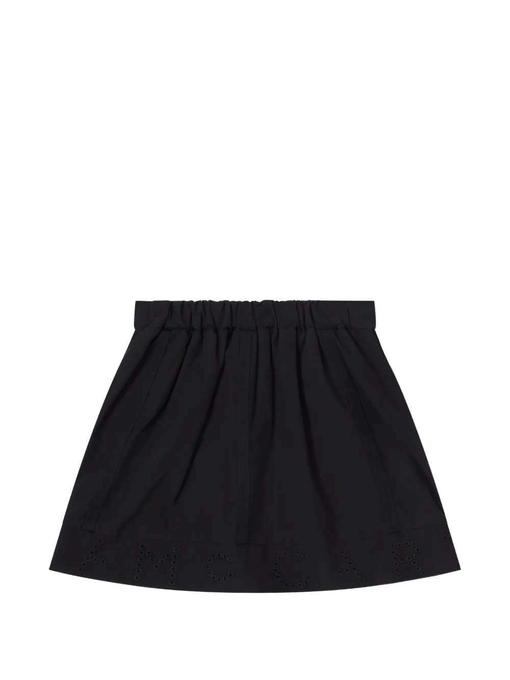 Stella McCartney Kids Rok met geborduurd logo en ritssluiting Zwart