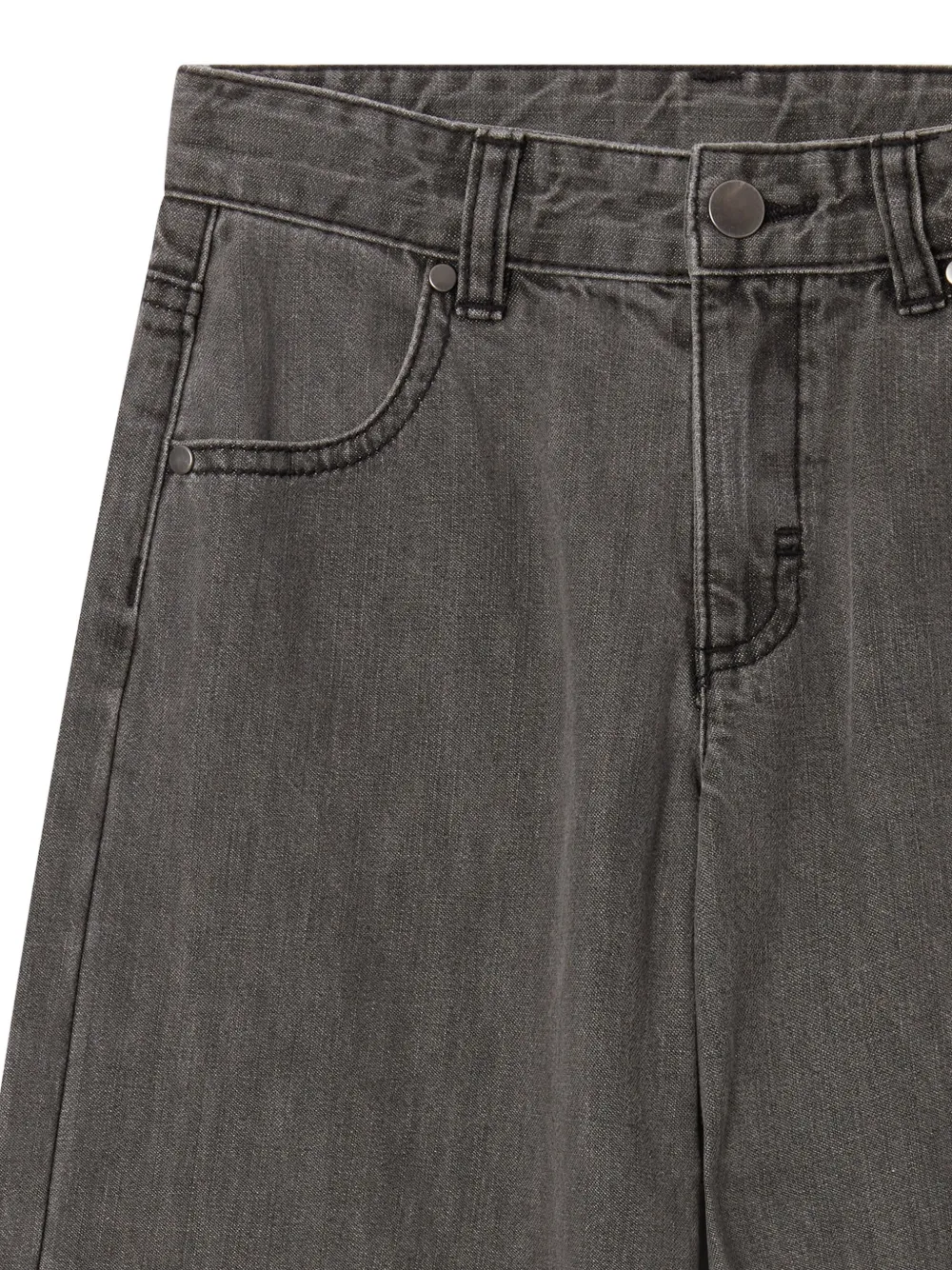Stella McCartney Kids Jeans met geborduurd logo Grijs