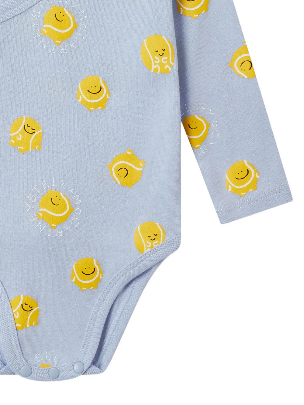 Stella McCartney Kids Twee rompers met tennis-print Blauw