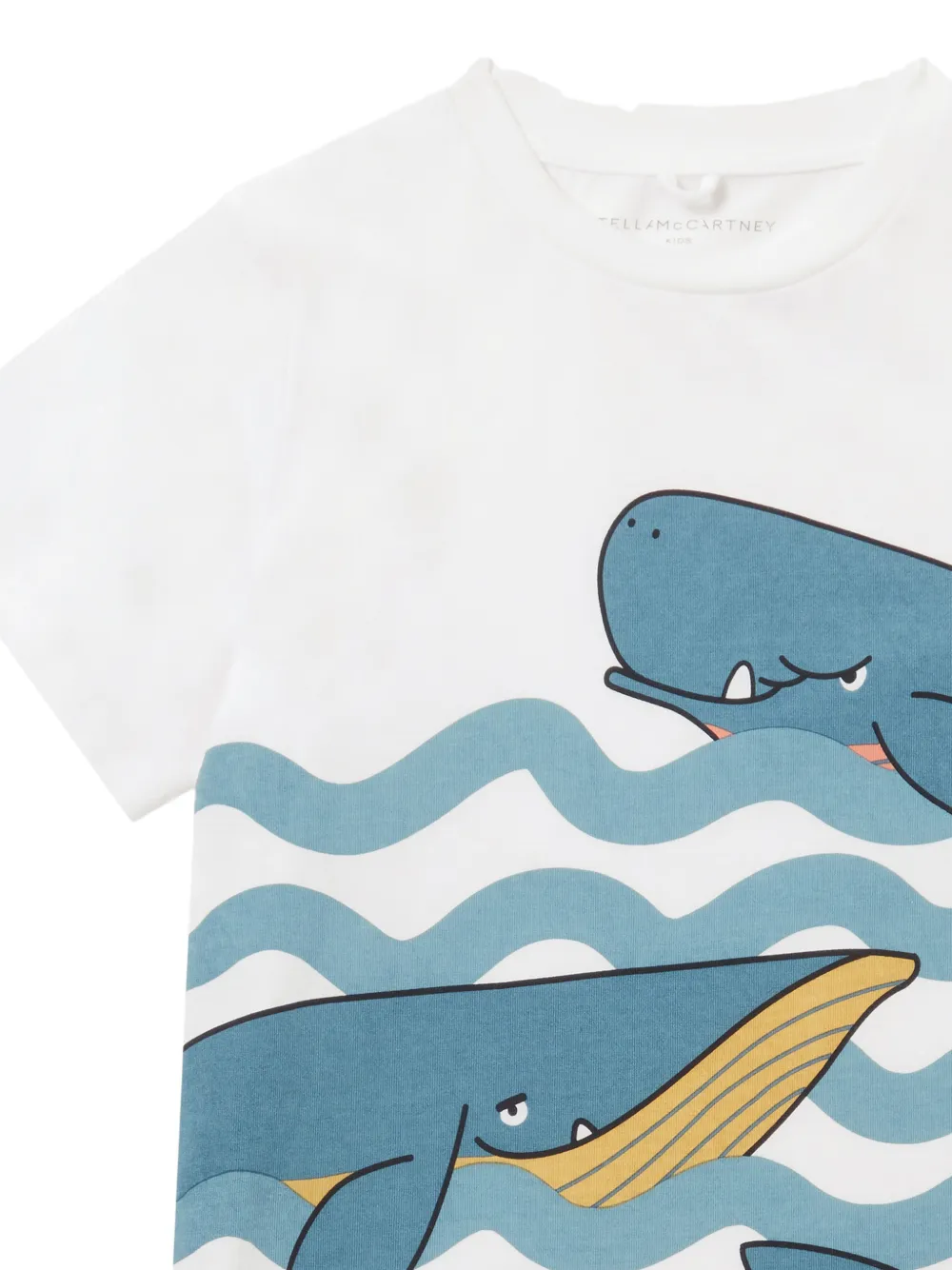 Stella McCartney Kids T-shirt met print Wit