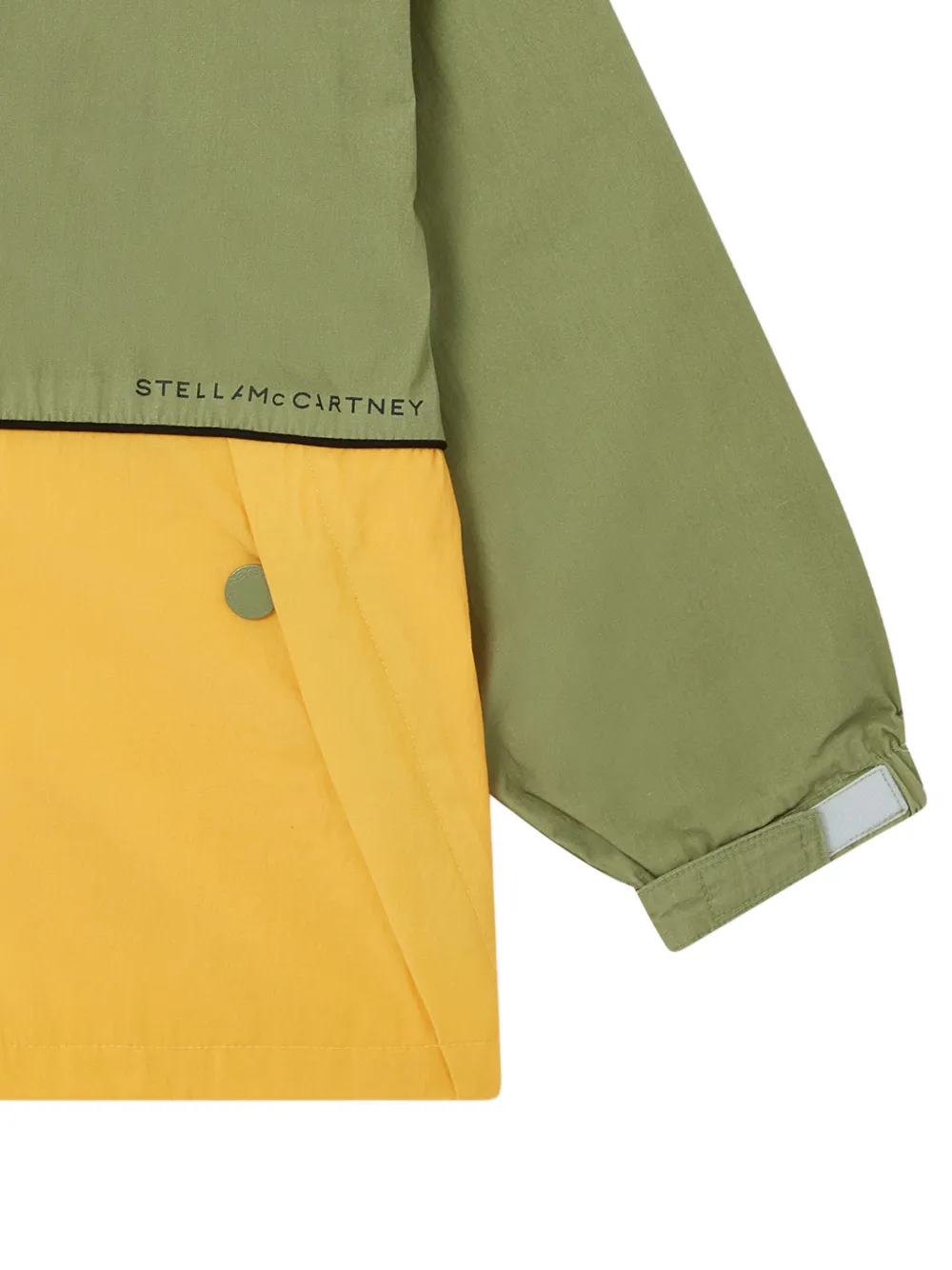 Stella McCartney Kids Regenjas met colourblocking Groen