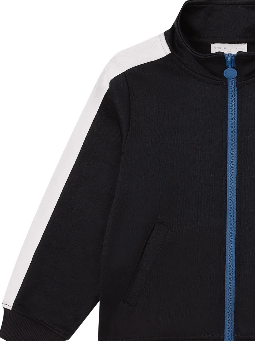 Stella McCartney Kids Trainingsjack met zijstreep Zwart
