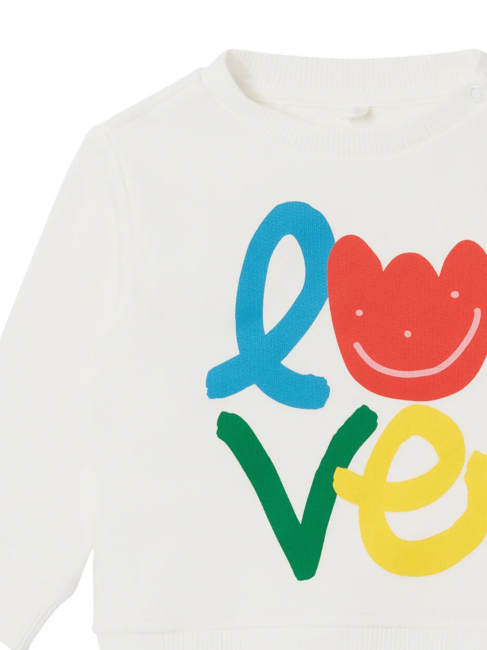 Stella McCartney Kids Sweater met grafische print Wit