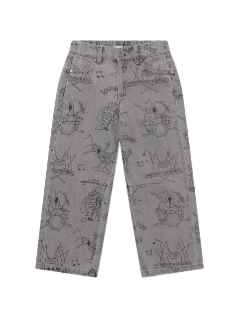 Stella McCartney Kids graphic-print jeans