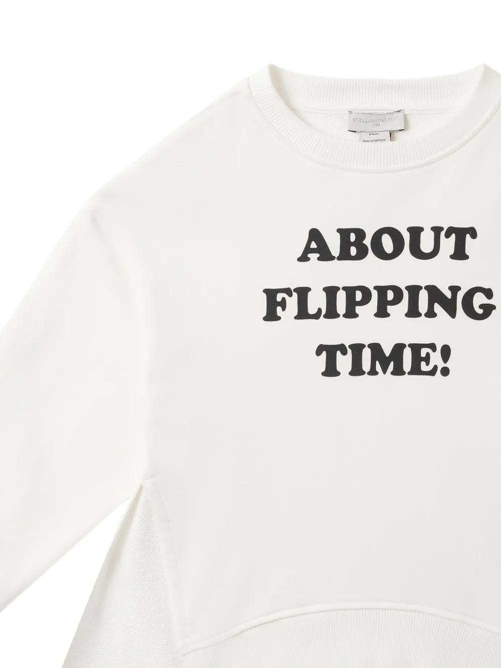 Stella McCartney Kids Gelaagde sweater met tekst Wit