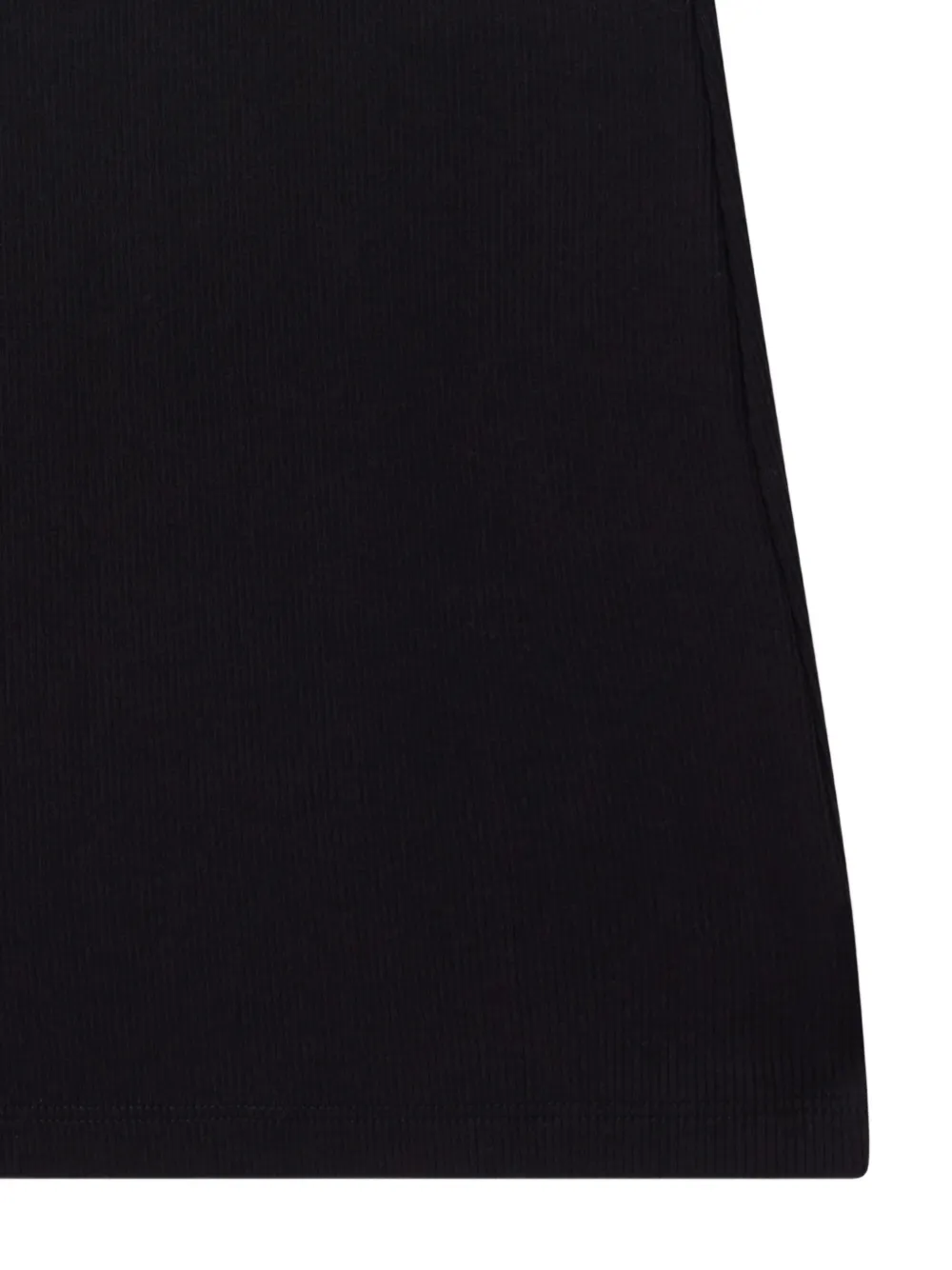 Stella McCartney Kids Geribbelde jurk met geborduurd logo Zwart