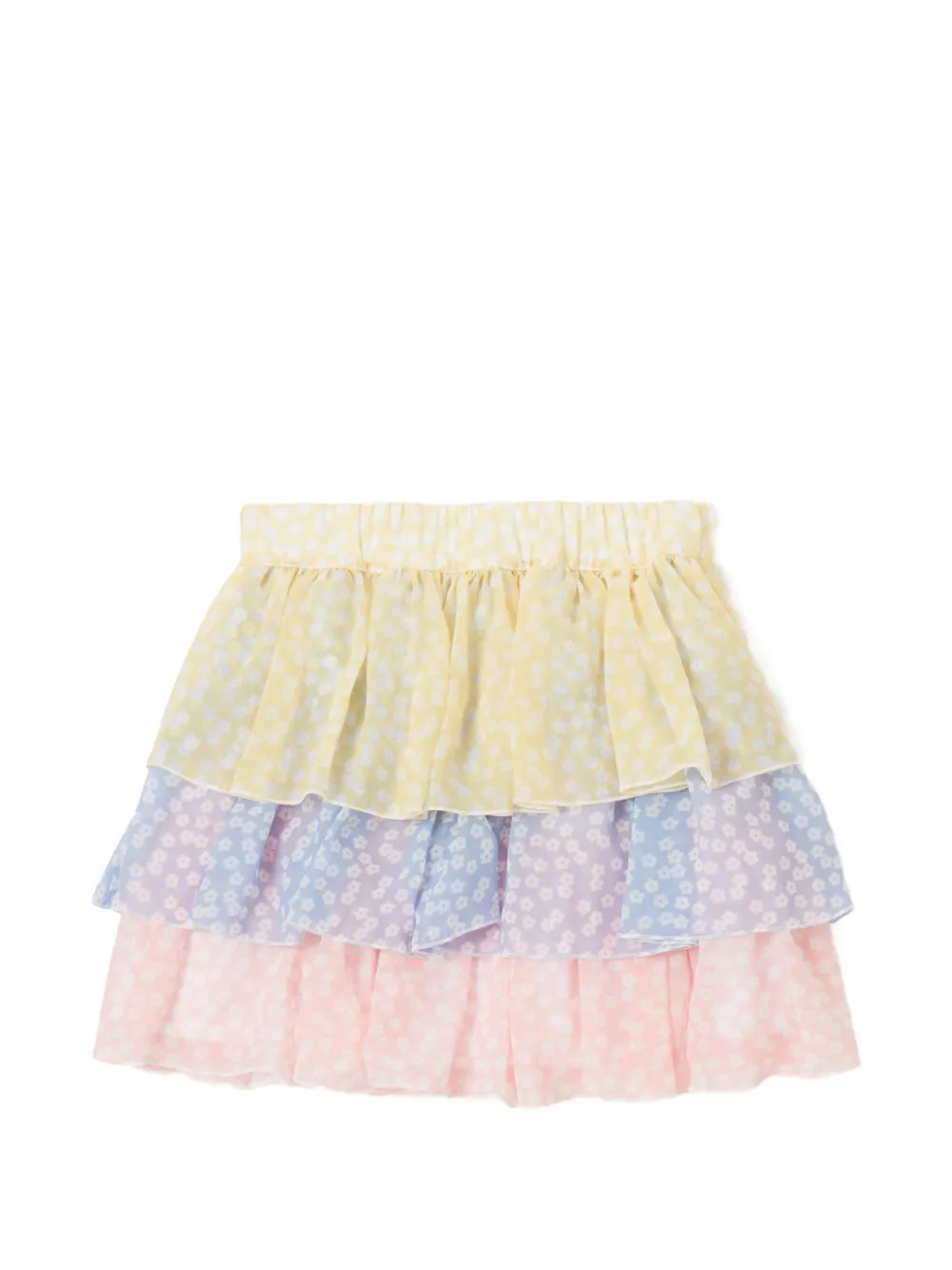 Stella McCartney Kids Rok met bloemenprint Geel