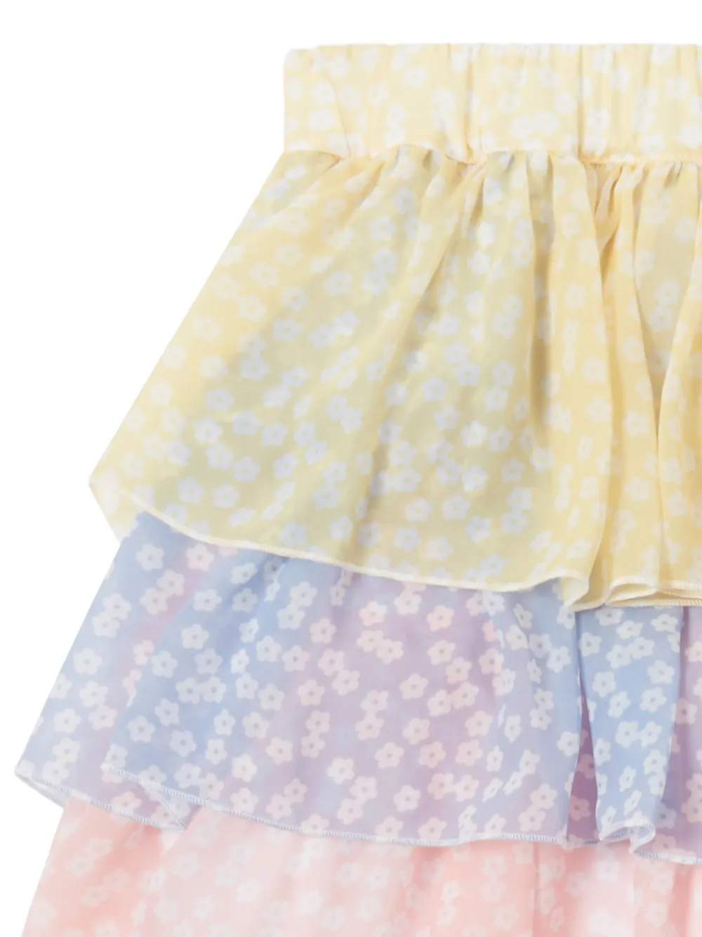 Stella McCartney Kids Rok met bloemenprint Geel