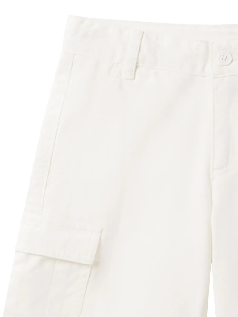 Stella McCartney Kids Shorts met logopatch Wit