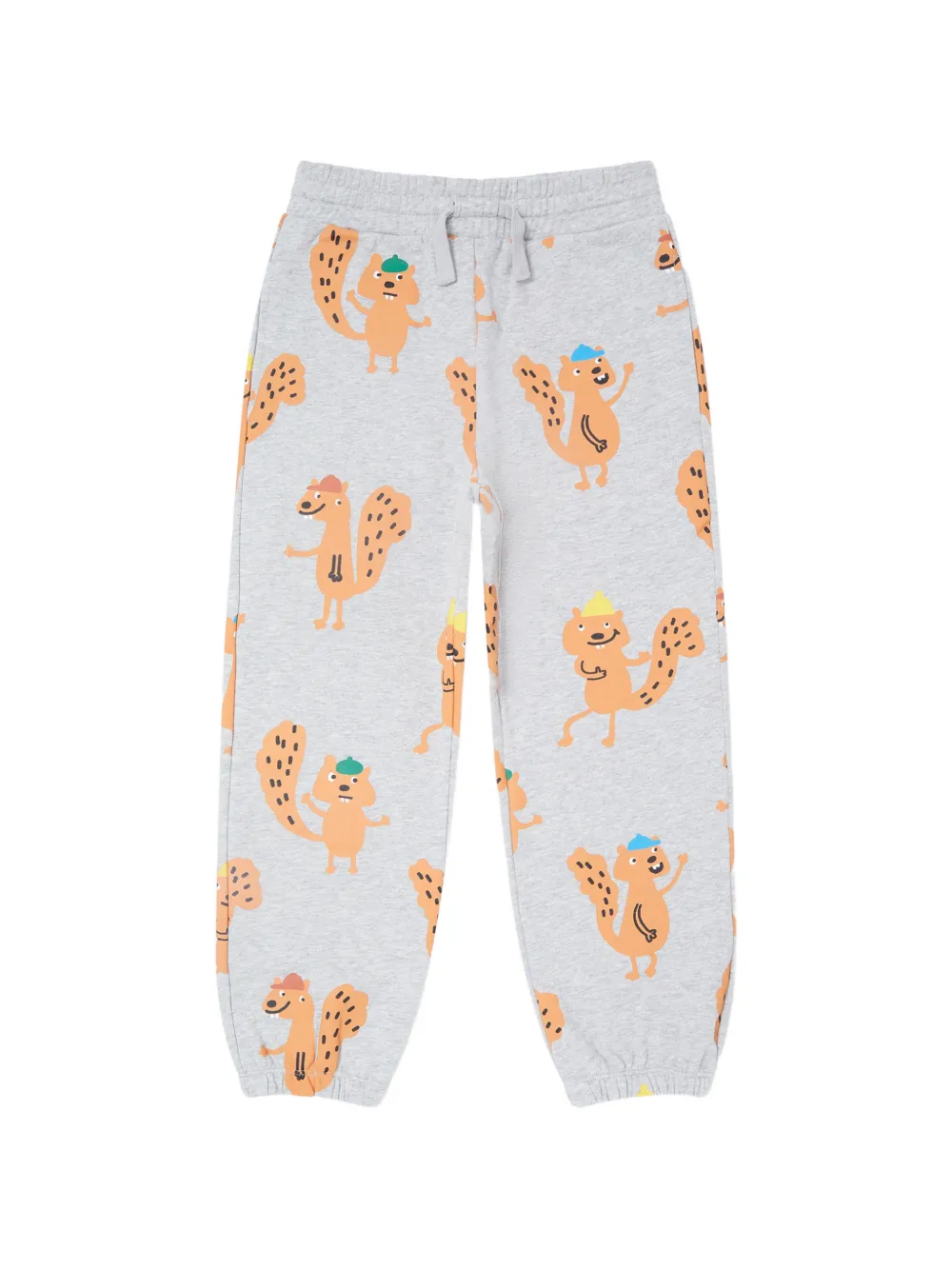 Stella McCartney Kids squirrel-print track pants - Grigio