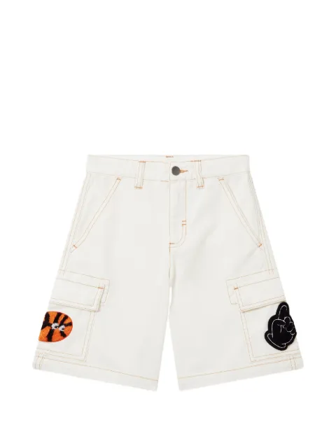 Stella McCartney Kids patch-detail cargo shorts