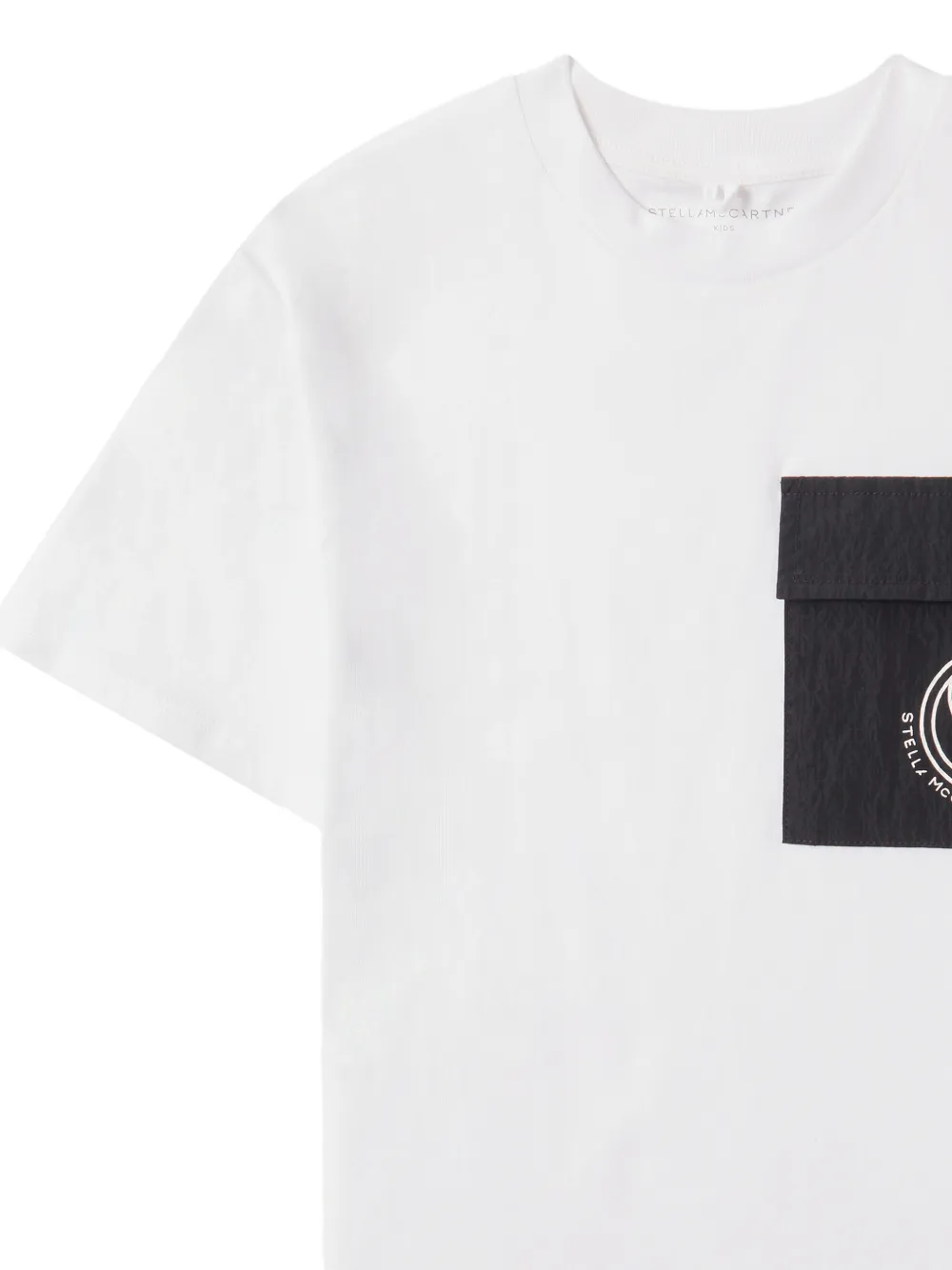 Stella McCartney Kids T-shirt met logoprint Wit