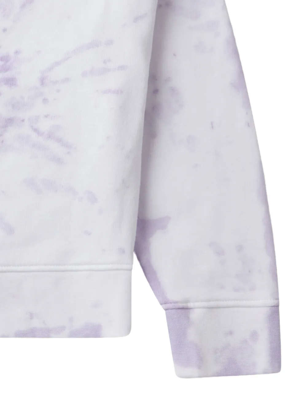 Stella McCartney Kids Earth Friends sweater met tie-dye grafische print Wit
