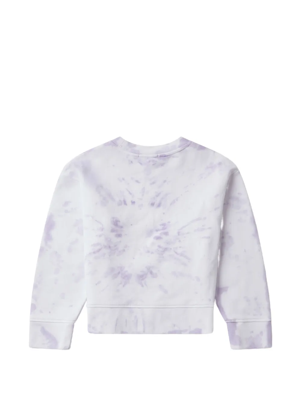 Stella McCartney Kids Earth Friends sweater met tie-dye grafische print Wit