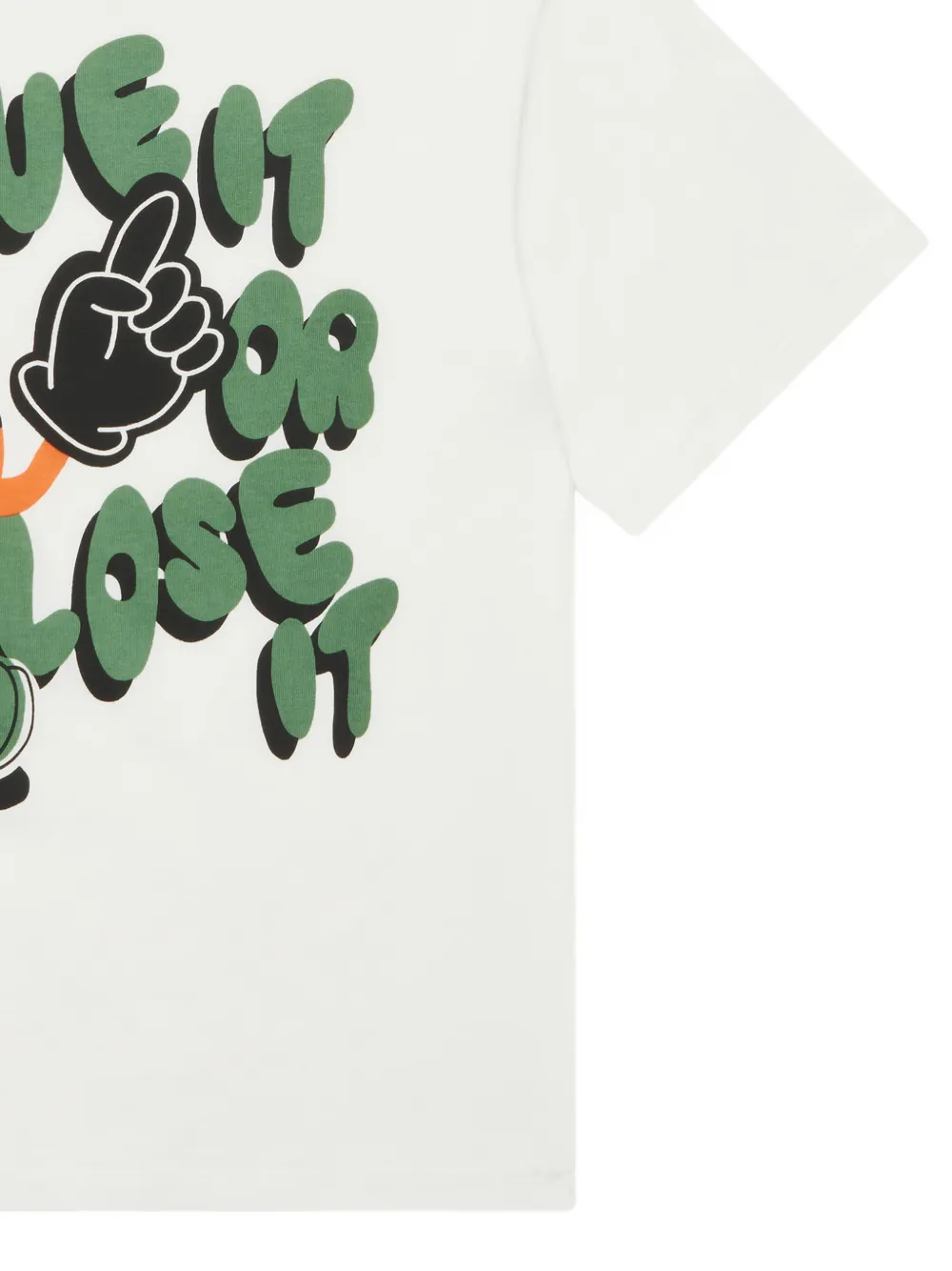 Stella McCartney Kids T-shirt met grafische print en basketbal-patroon Wit