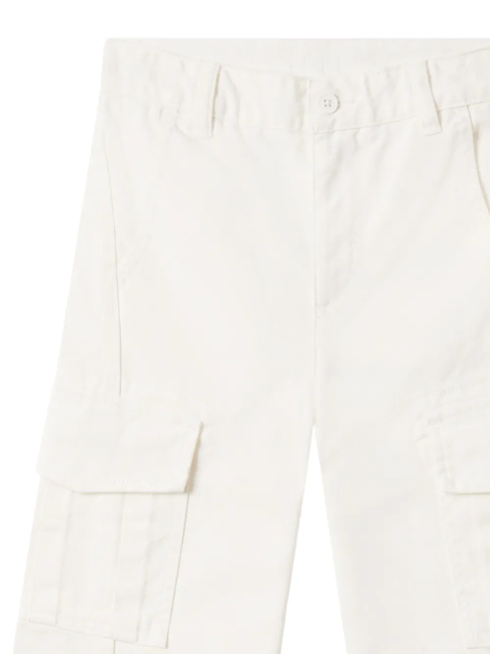 Stella McCartney Kids Cargobroek met rits bij de zoom Wit