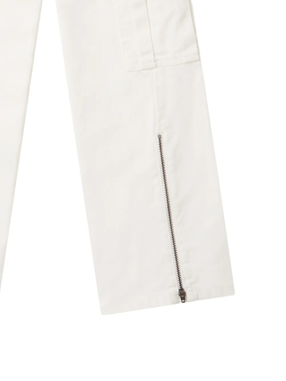 Stella McCartney Kids Cargobroek met rits bij de zoom Wit