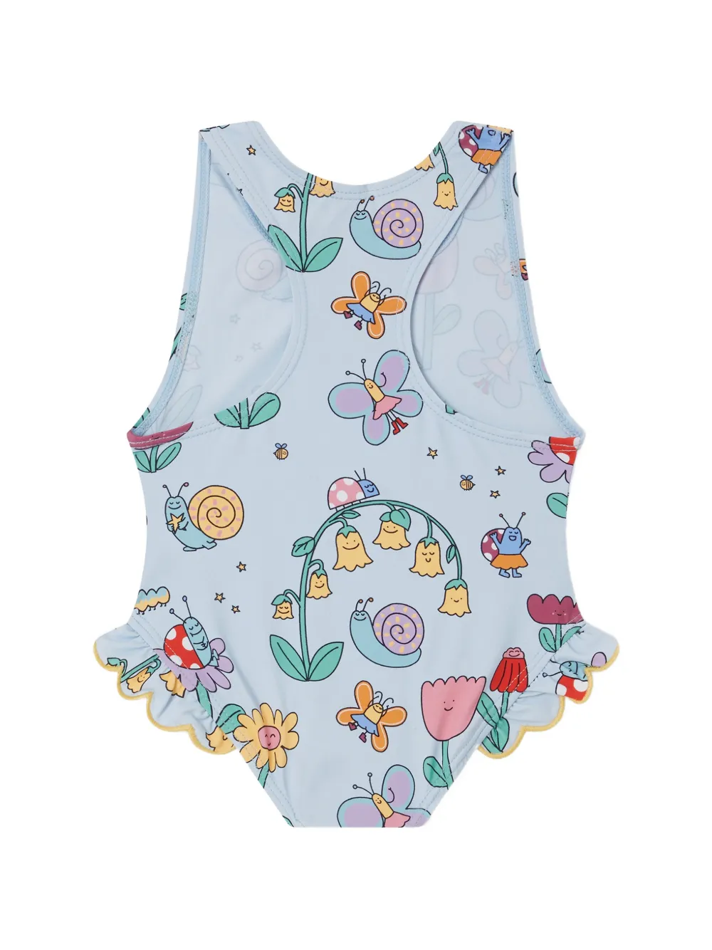 Stella McCartney Kids Badpak met bloemenprint Blauw