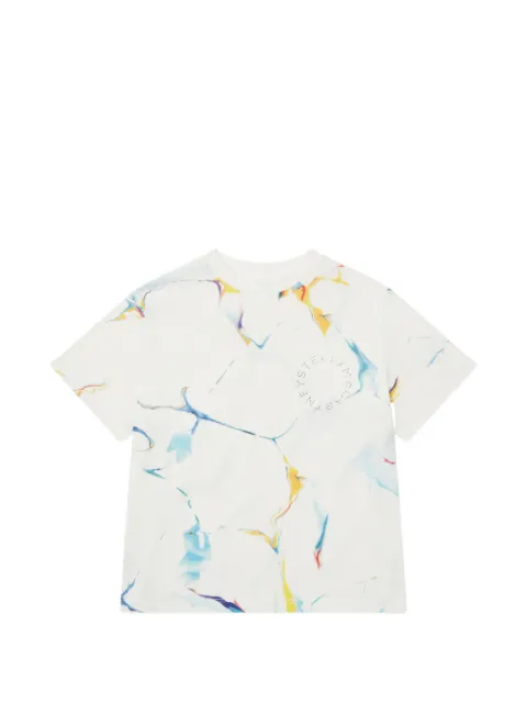 Stella McCartney Kids tie-dye graphic T-shirt