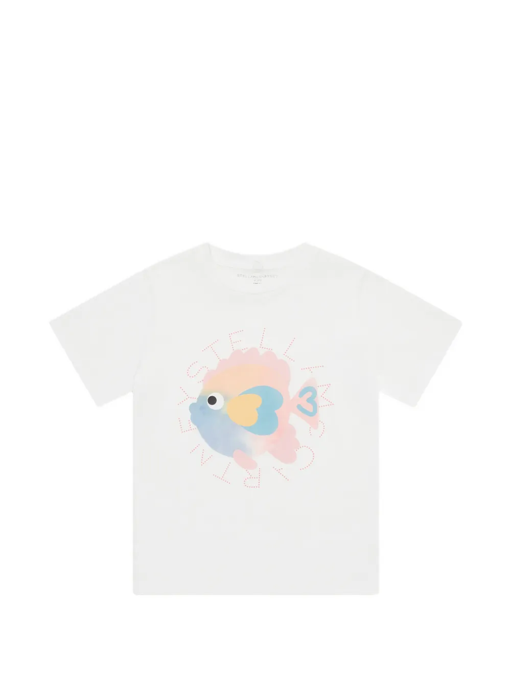 Stella McCartney Kids fish graphic T-shirt - Bianco