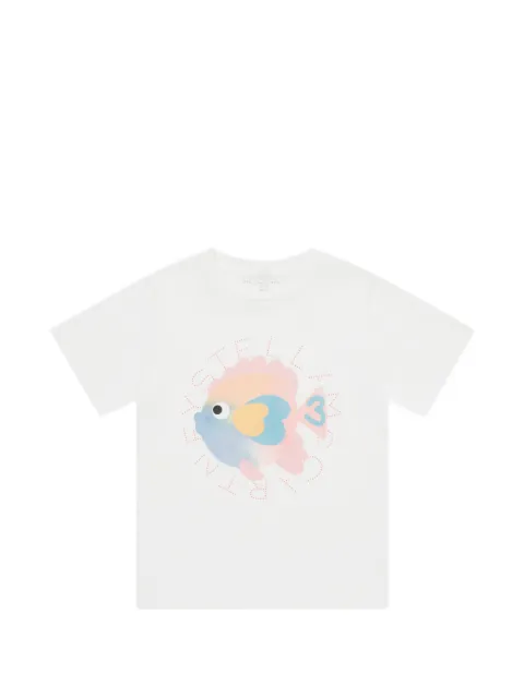 Stella McCartney Kids fish graphic T-shirt