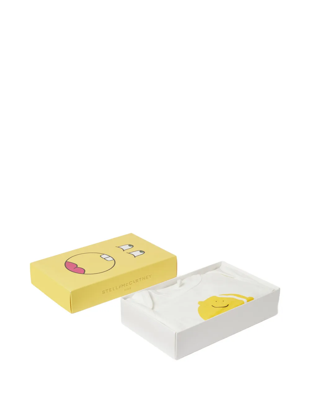 Stella McCartney Kids Romperset met grafische print Wit