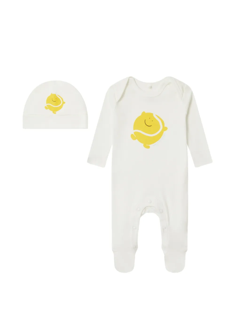 Stella McCartney Kids Strampler-Set mit grafischem Print - Weiß