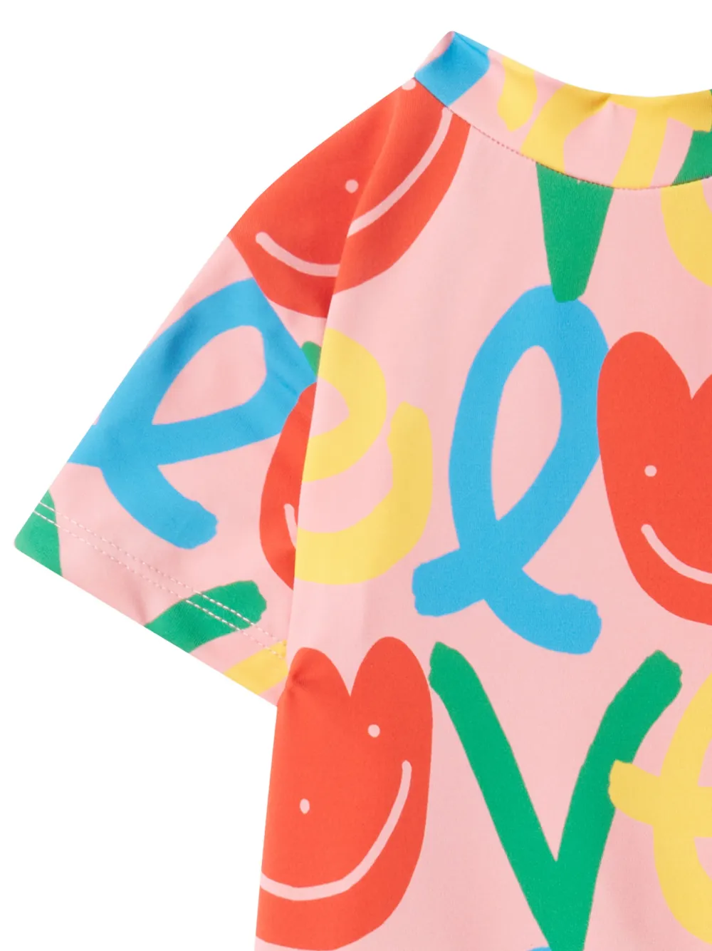 Stella McCartney Kids Badpak met print Roze