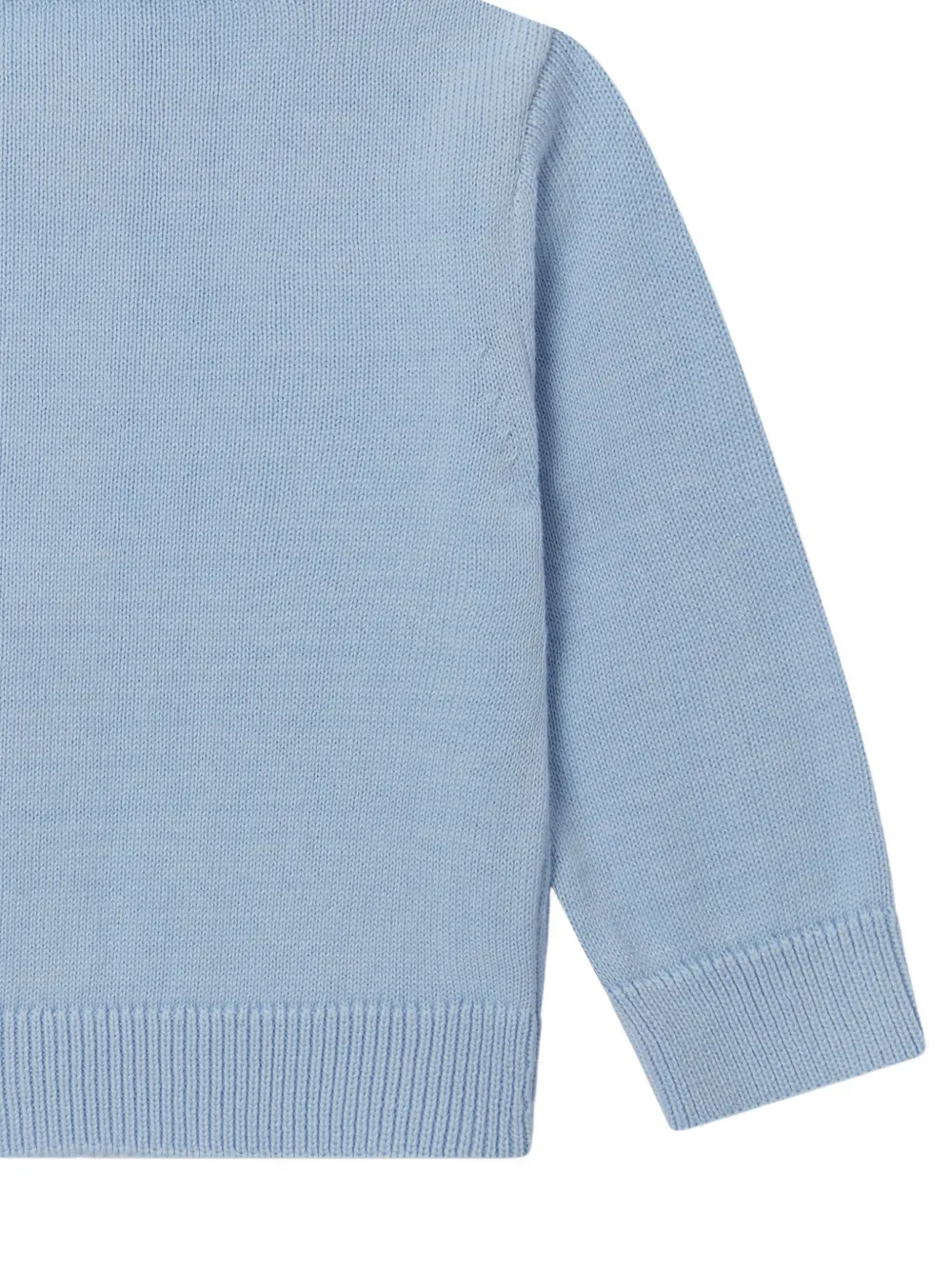 Stella McCartney Kids Vest met tennisbal-intarsia Blauw