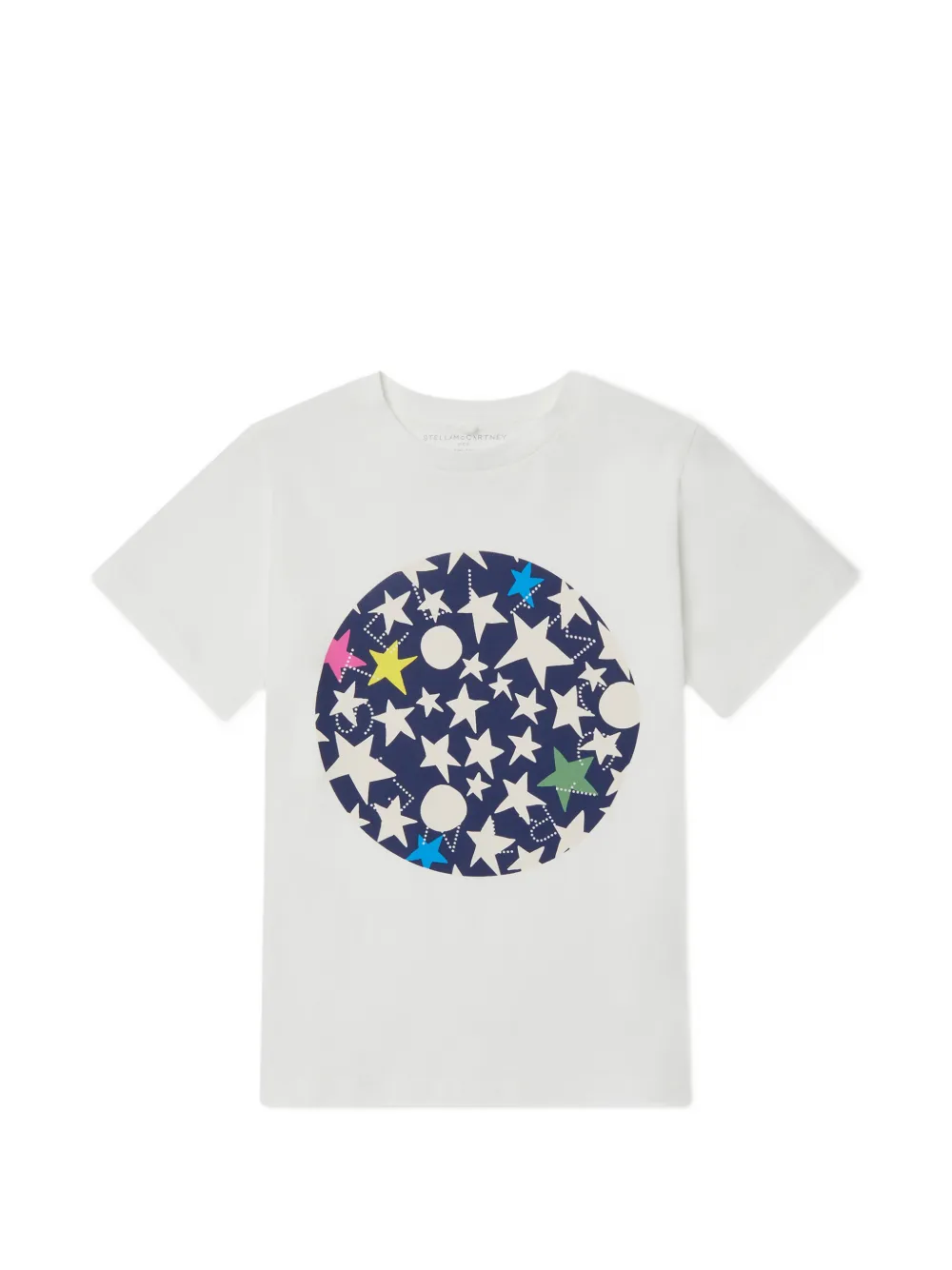 Stella McCartney Kids star-print T-shirt - Bianco