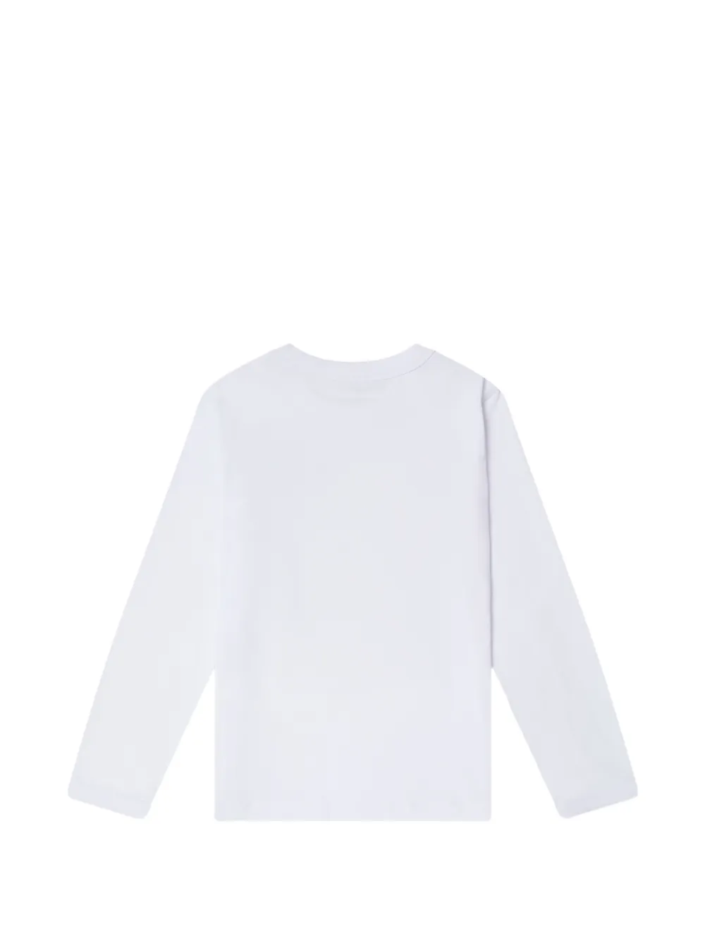 Stella McCartney Kids T-shirt met monsterprint en lange mouwen Wit