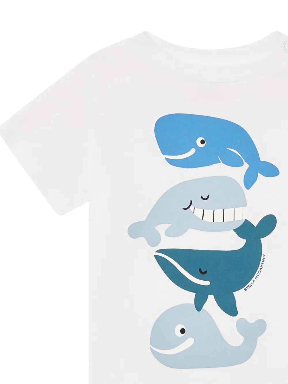 Stella McCartney Kids T-shirt met print Wit