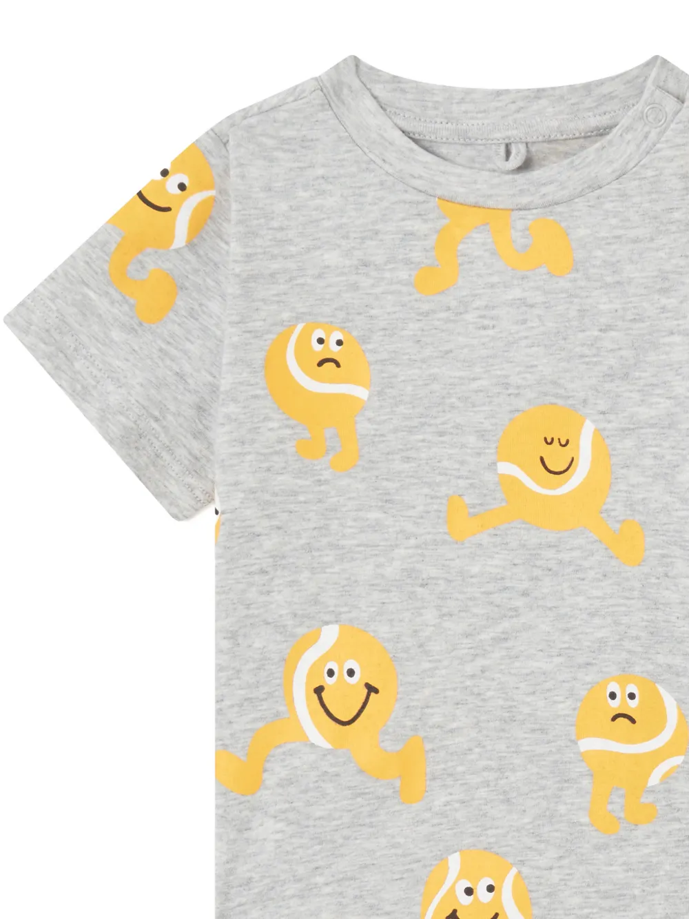 Stella McCartney Kids graphic-print T-shirt Grijs