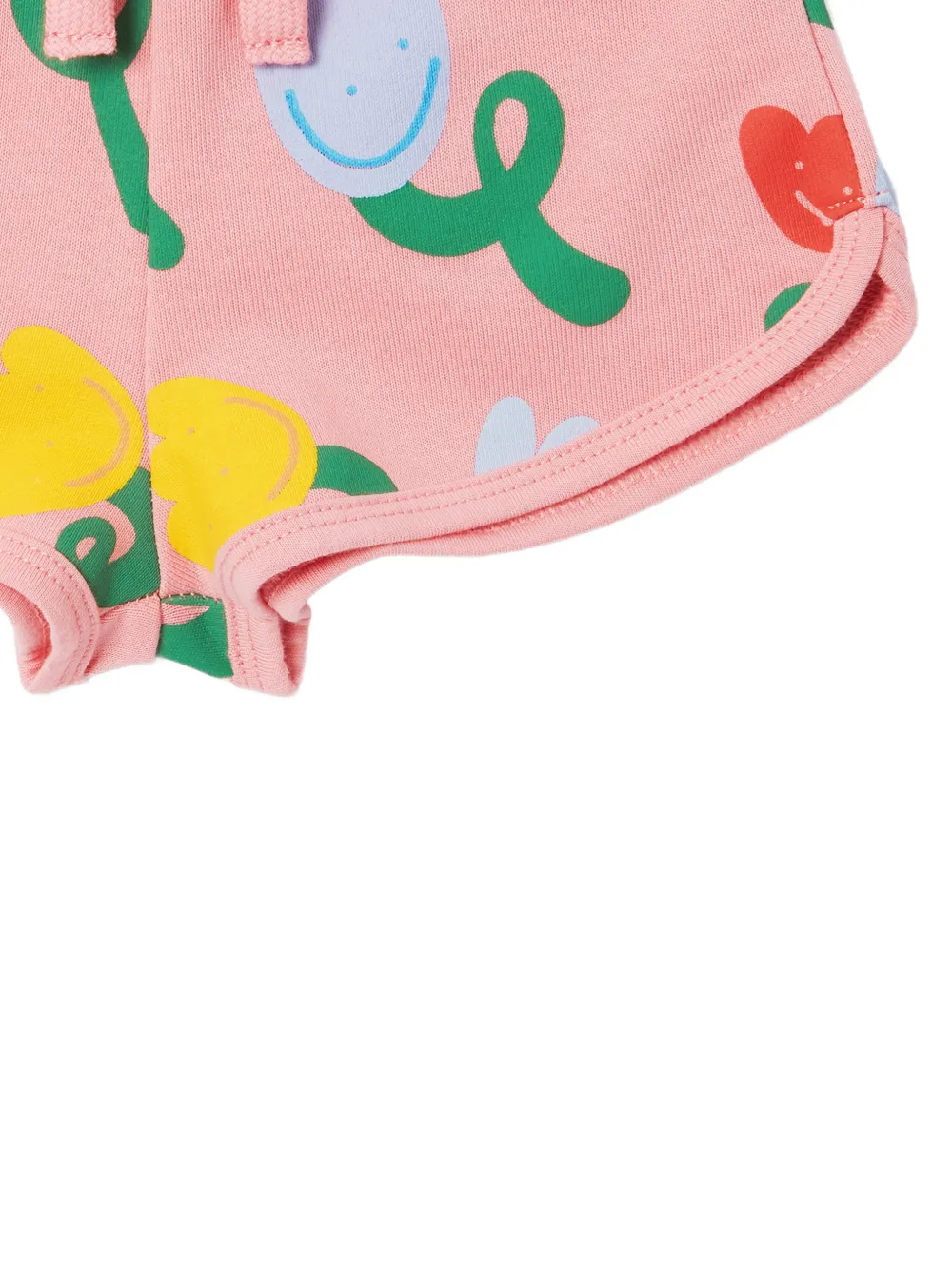 Stella McCartney Kids all-over floral-print shorts Roze