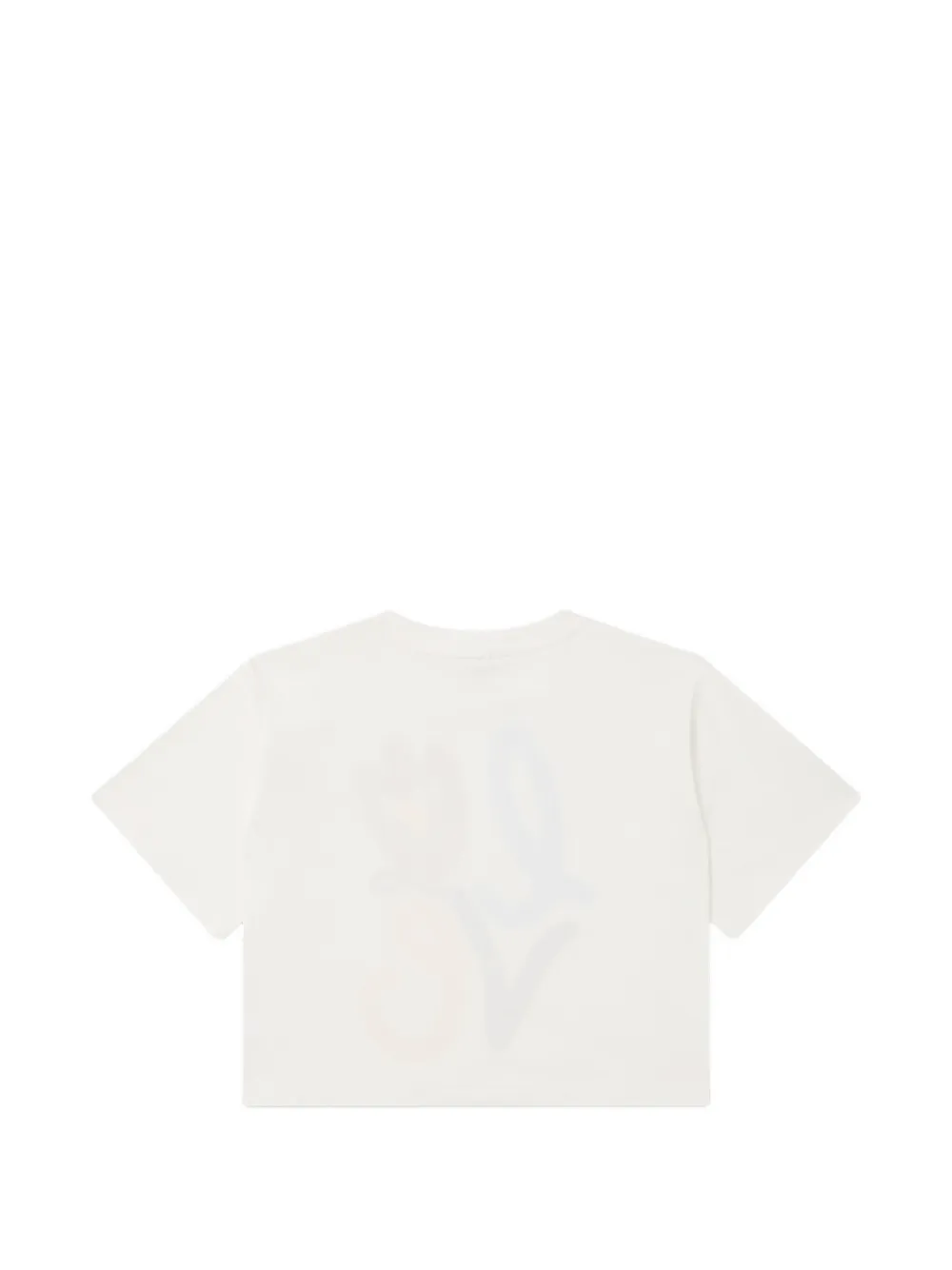 Stella McCartney Kids T-shirt met grafische print Wit