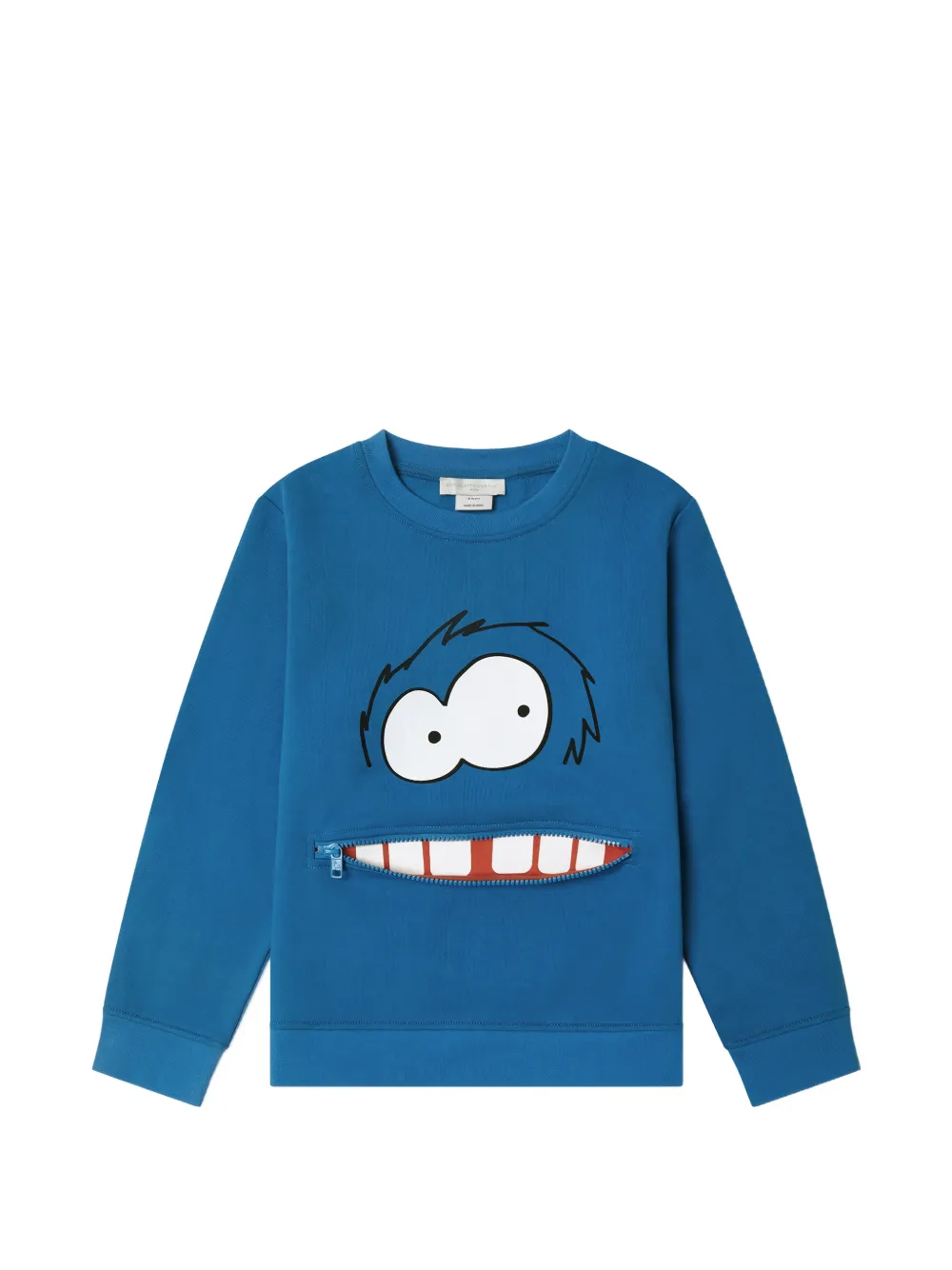 Stella McCartney Kids monster-print sweatshirt - Blu
