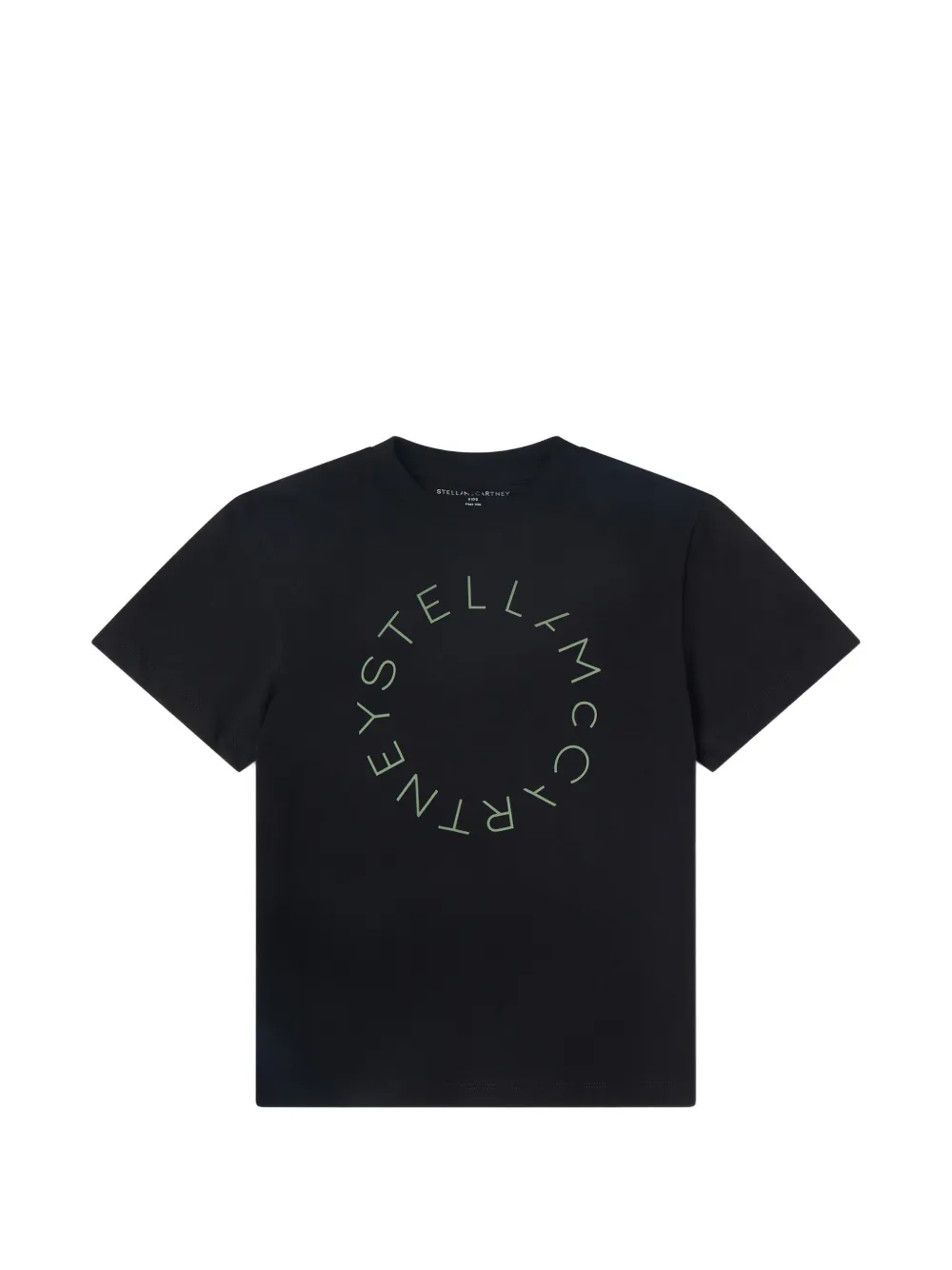 Stella McCartney Kids logo-print short-sleeve T-shirt - Nero