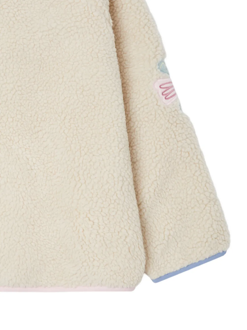 Stella McCartney Kids Jack van imitatiebont met knoopsluiting Beige