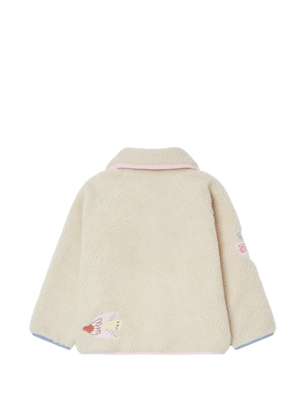 Stella McCartney Kids Jack van imitatiebont met knoopsluiting Beige