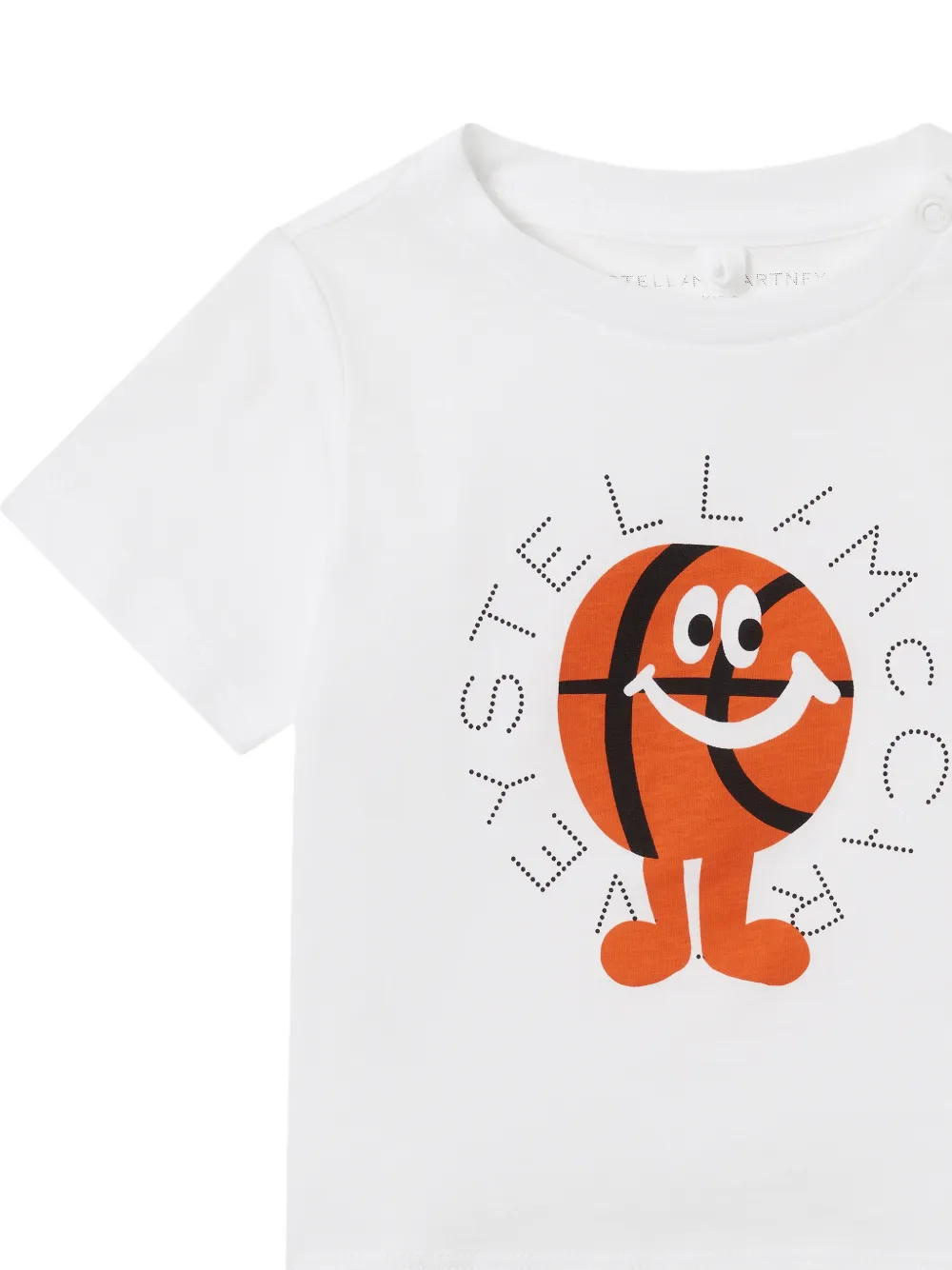 Stella McCartney Kids T-shirt met print Wit