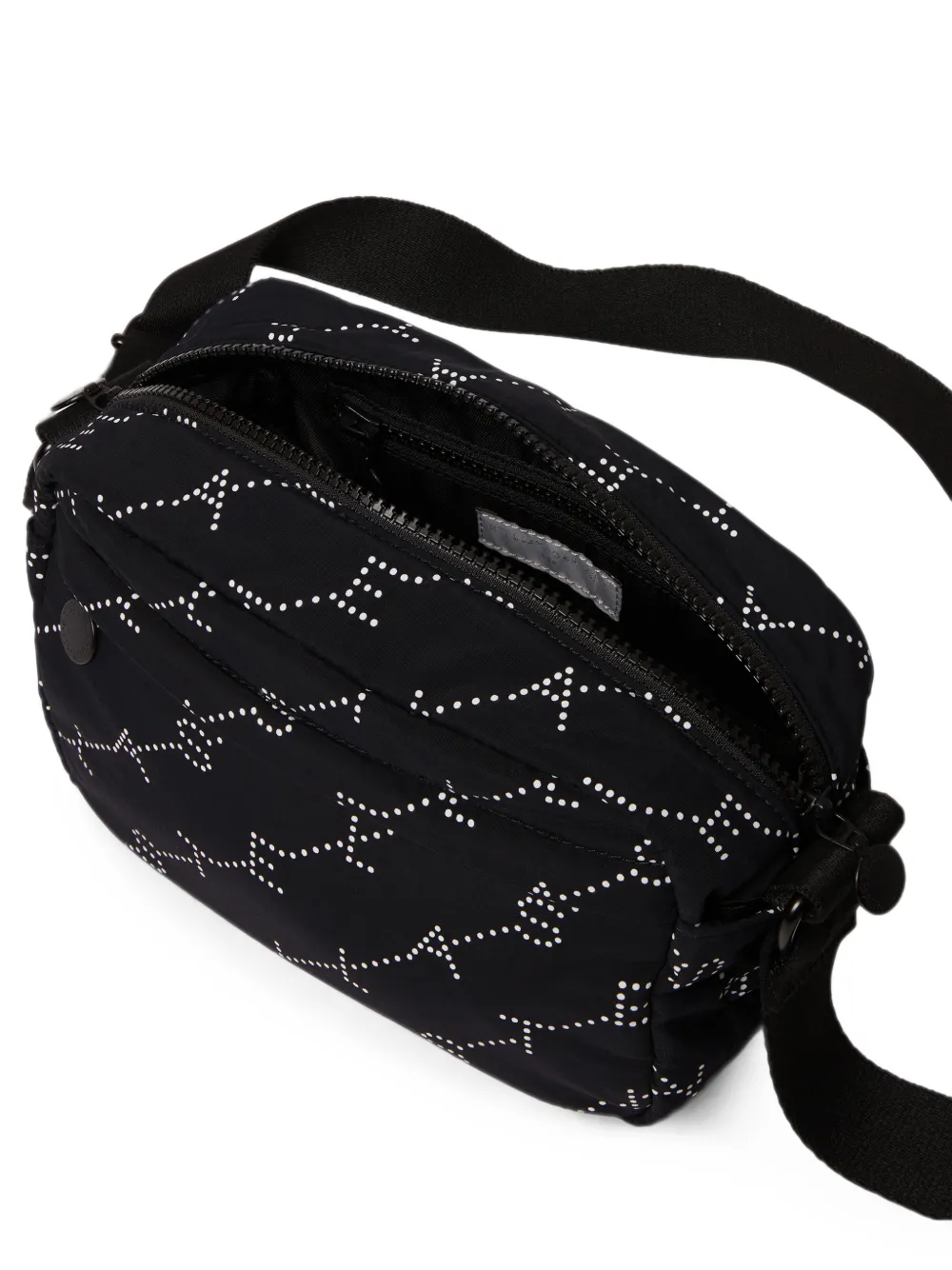 Stella McCartney Kids Luiertas met logoprint Zwart