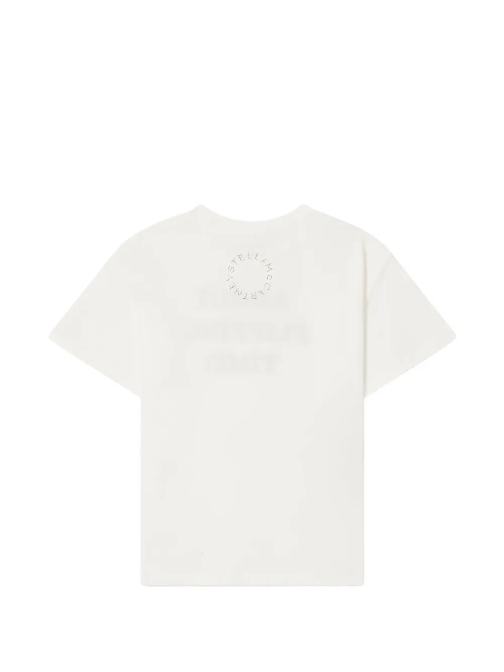 Stella McCartney Kids T-shirt met tekst Wit