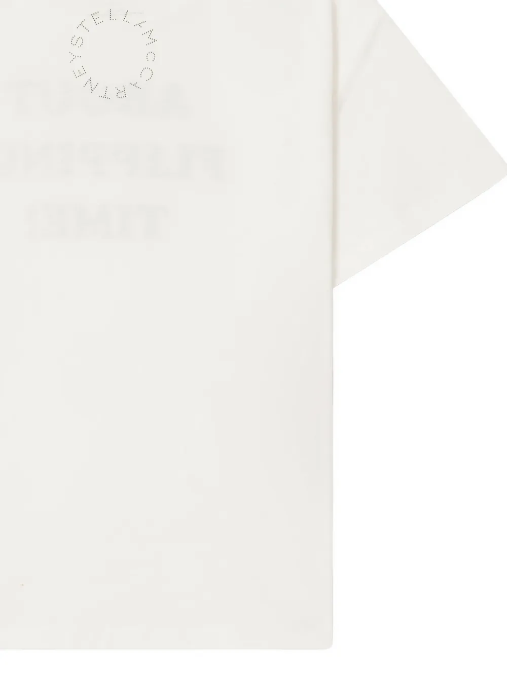 Stella McCartney Kids T-shirt met tekst Wit