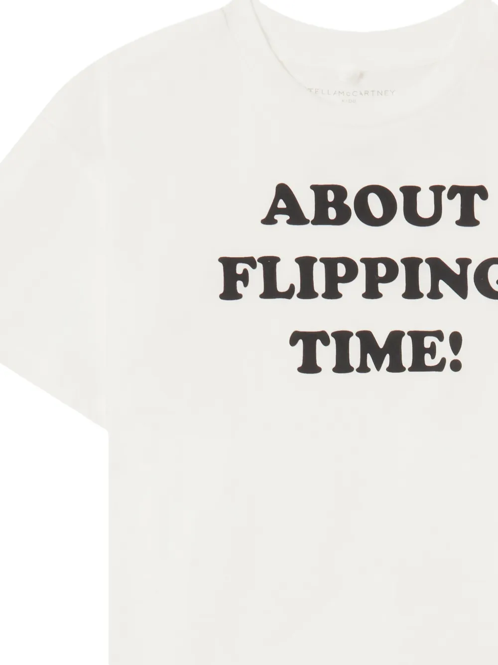 Stella McCartney Kids T-shirt met tekst Wit