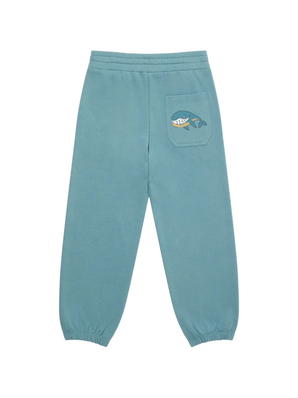Stella McCartney Kids Trainingsbroek met walvis-print Blauw