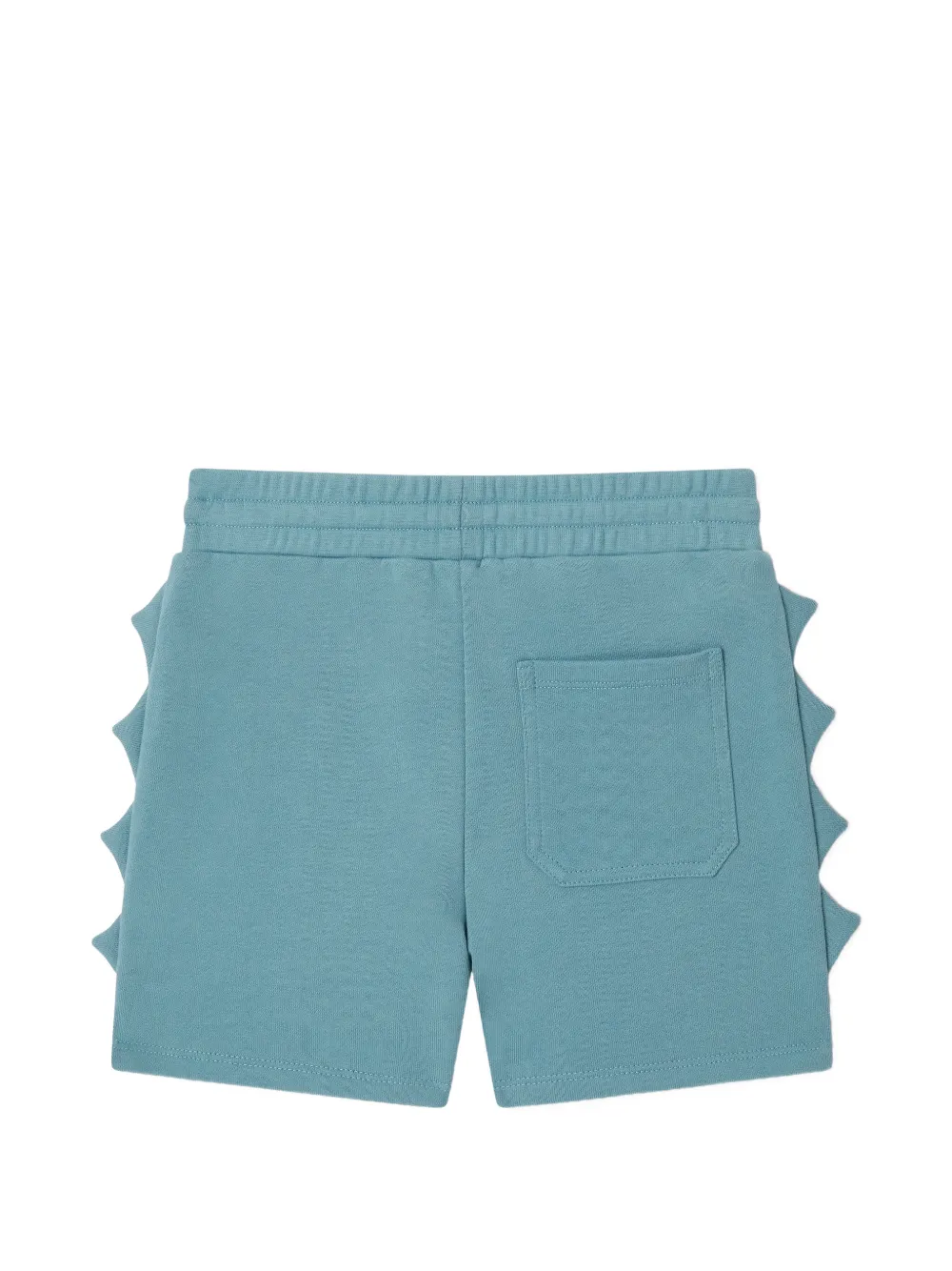 Stella McCartney Kids Shorts met dinosaurusstekels Blauw