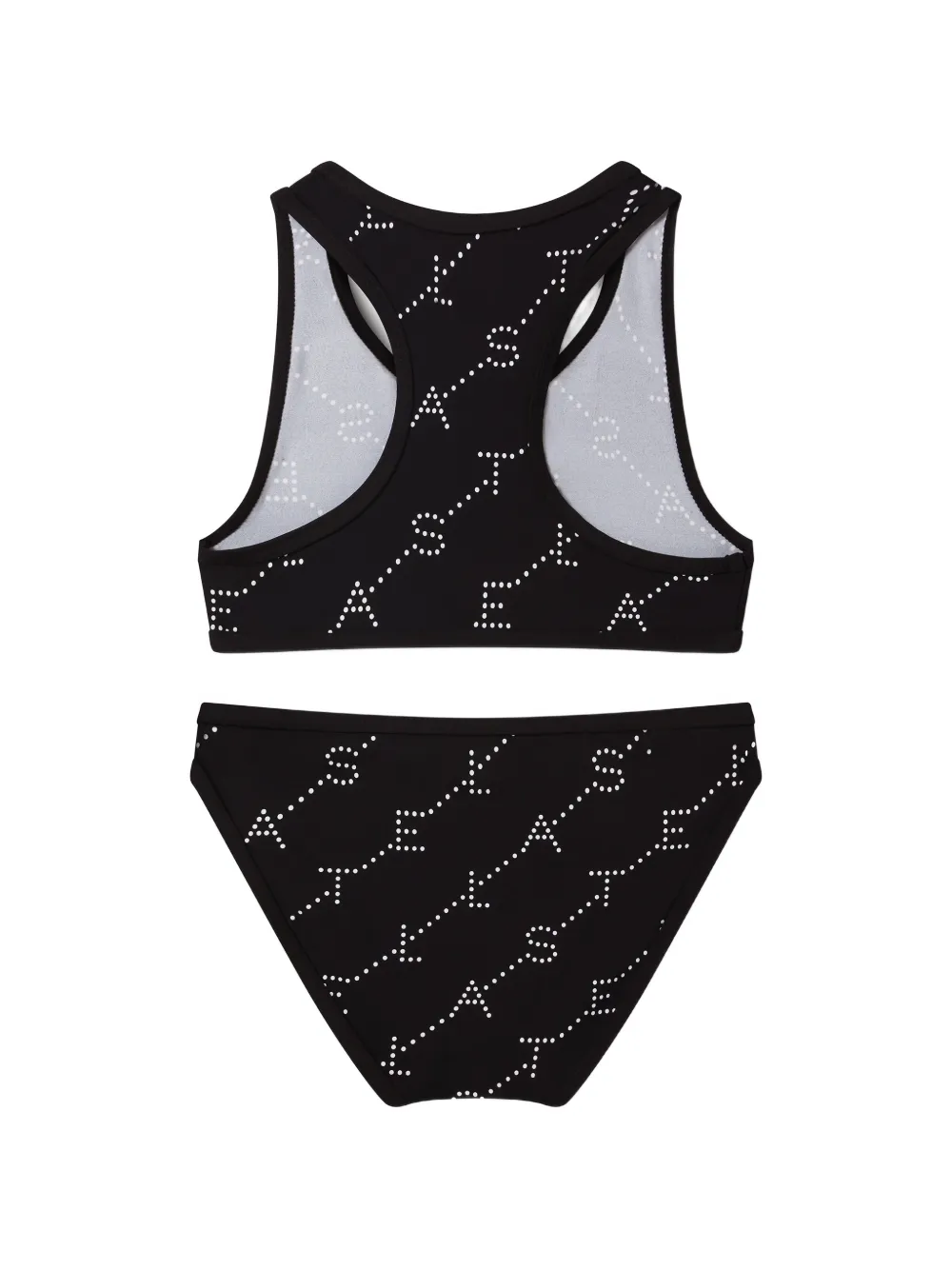 Stella McCartney Kids Bikini met logoprint Zwart
